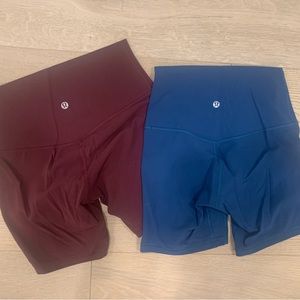 Lululemon Align Shorts, size 4 (2 pairs)